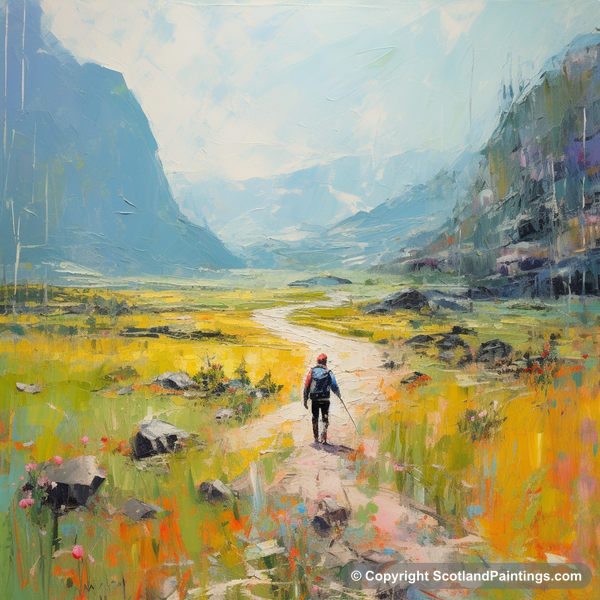 Painting - Glencoe - Scotland in Summer