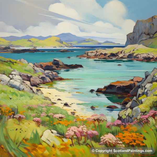 Painting - Isle of Mull - Scotland in Summer