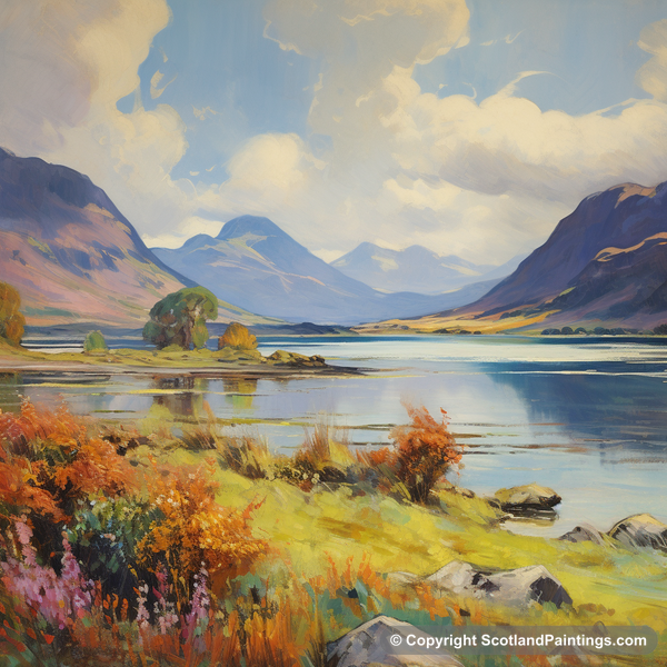 Painting - Loch Leven - Scotland in Summer