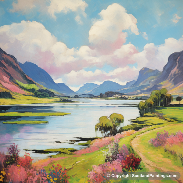 Painting - Loch Leven - Scotland in Summer