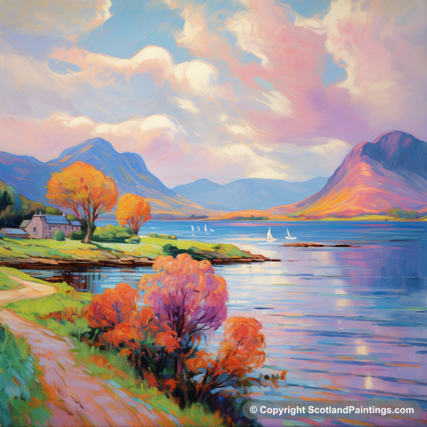 Painting - Loch Leven - Scotland in Summer