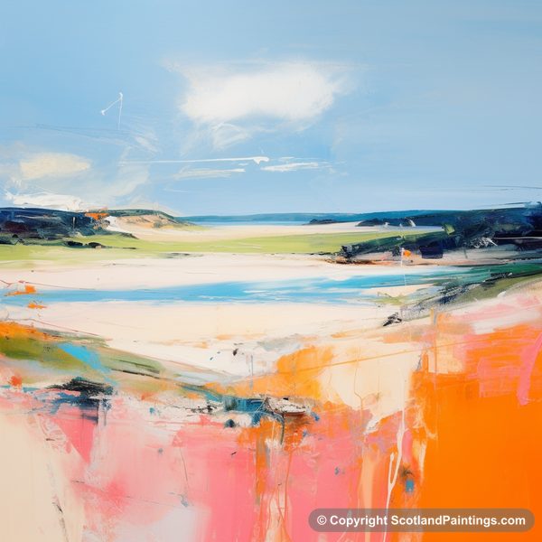 Painting - Lunan Bay - Scotland in Summer