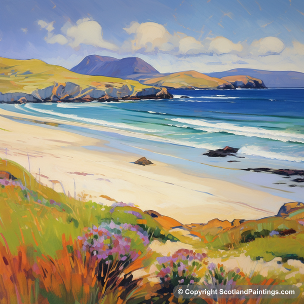 Painting - Sandwood Bay - Scotland in Summer