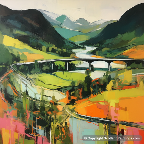 Painting - Glenfinnan - Scotland in Summer