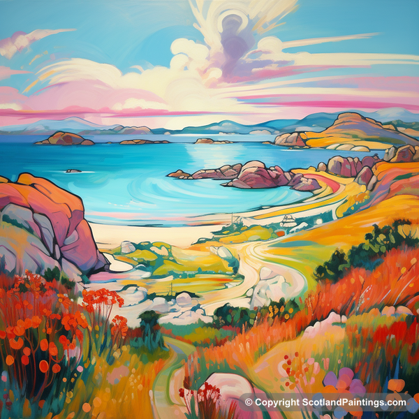 Painting - Achmelvich Bay - Scotland in Summer