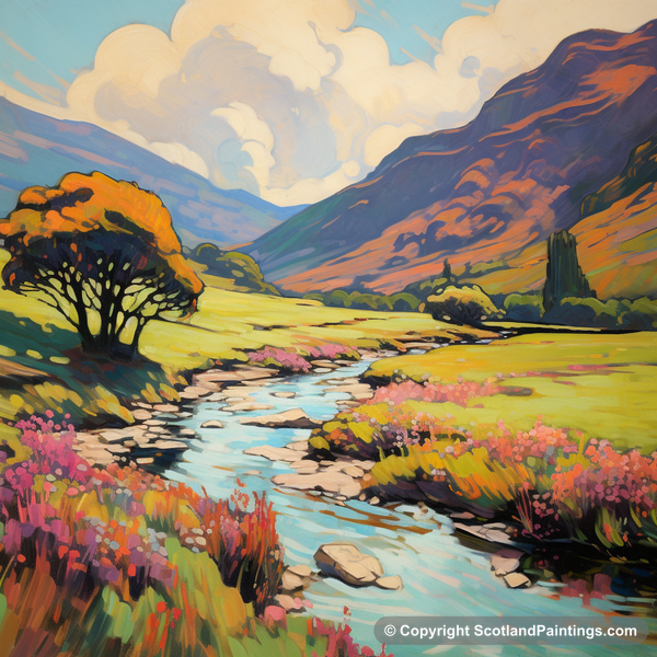 Painting - Glen Doll - Scotland in Summer