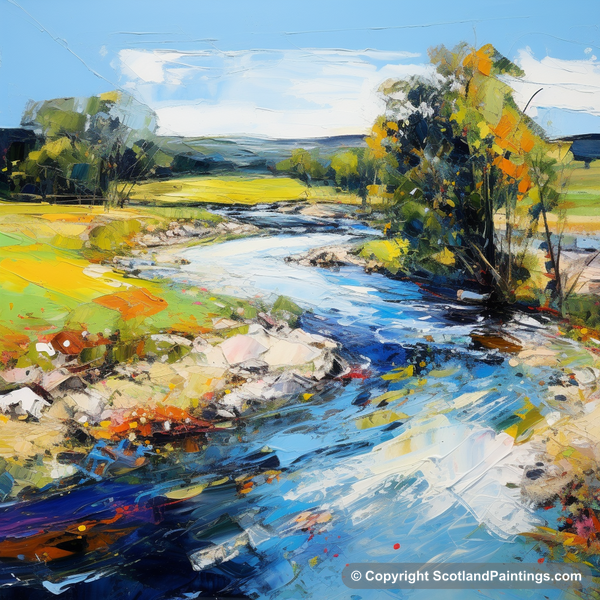 Painting - River Deveron - Scotland in Summer