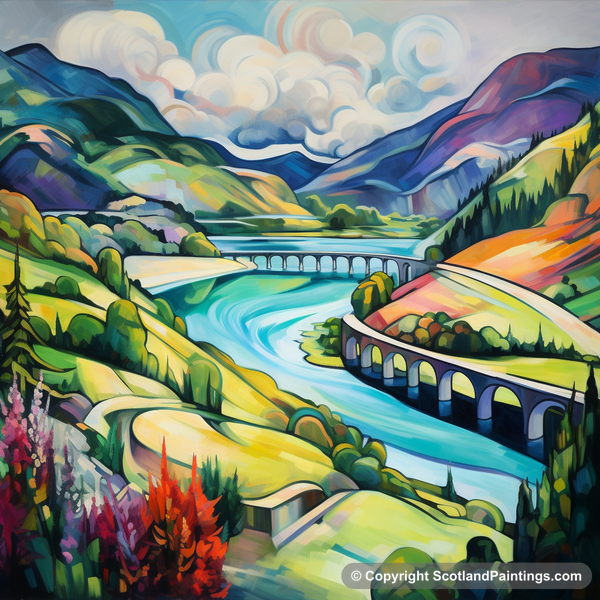 Painting - Glenfinnan - Scotland in Summer