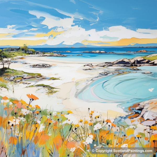 Painting - Arisaig Beach - Scotland in Summer