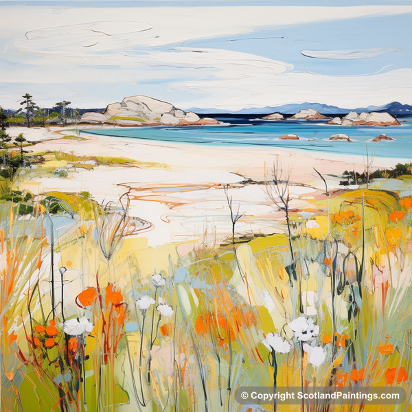Painting - Arisaig Beach - Scotland in Summer