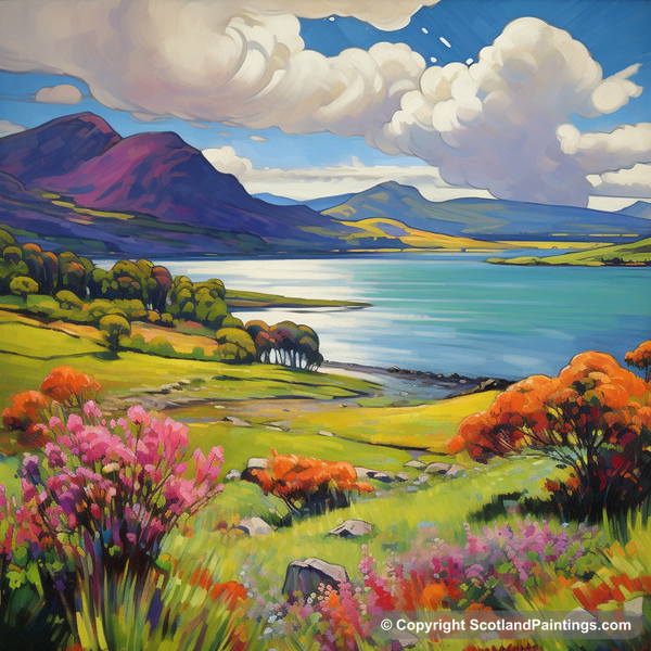 Painting - Loch Leven - Scotland in Summer