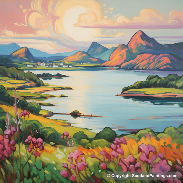 Painting - Loch Leven - Scotland in Summer