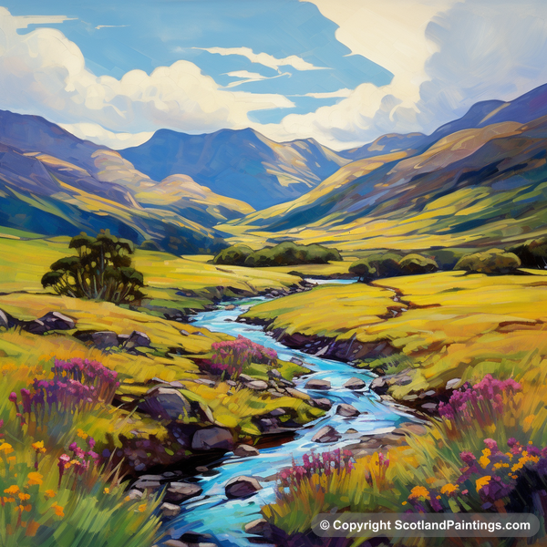 Painting - Glen Shiel - Scotland in Summer