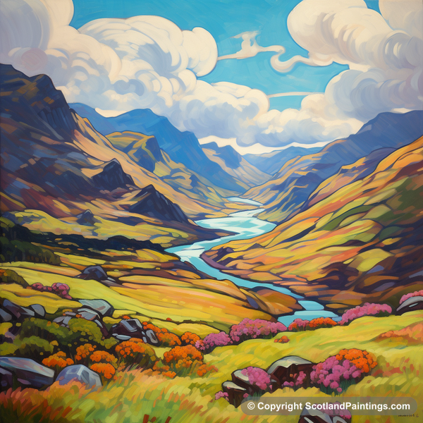 Painting - Glen Shiel - Scotland in Summer