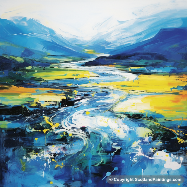 Painting - River Orchy - Scotland in Summer