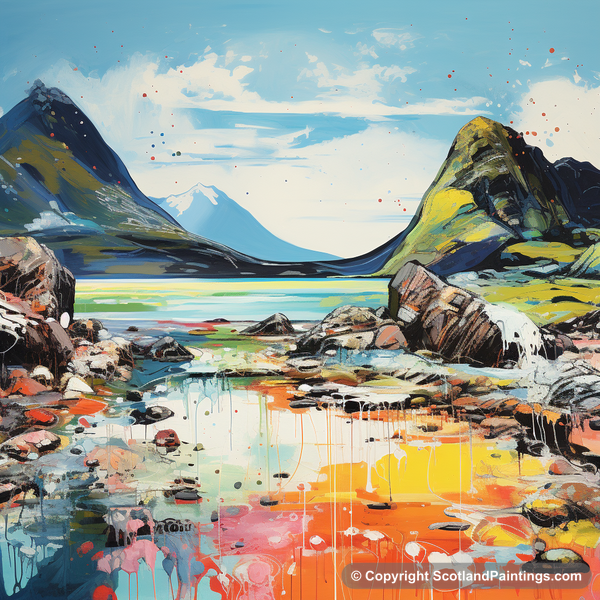 Painting - Isle of Rum - Scotland in Summer