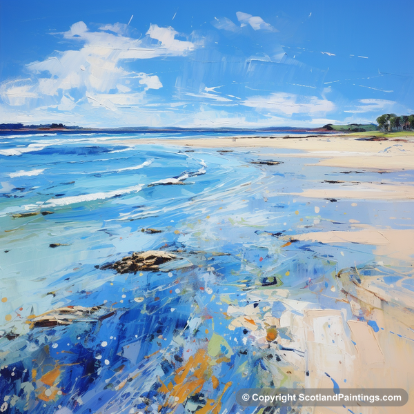 Painting - Longniddry Beach - Scotland in Summer