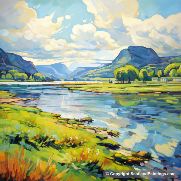 Painting - Loch Leven - Scotland in Summer