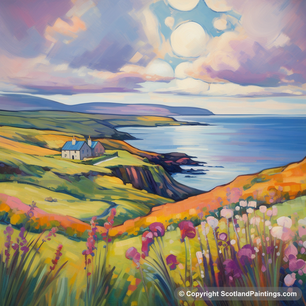 Painting - Shetland - Scotland in Summer