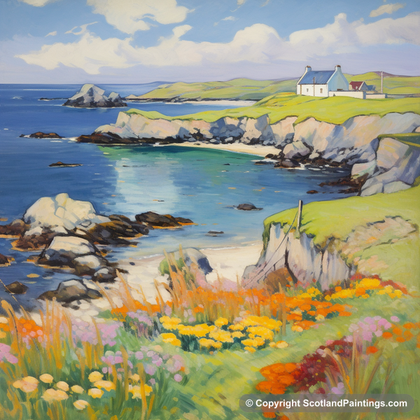 Painting - Shetland - Scotland in Summer