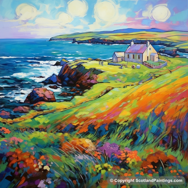 Painting - Shetland - Scotland in Summer