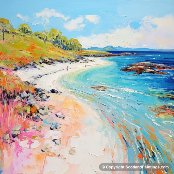 Painting - Coral Beach - Scotland in Summer