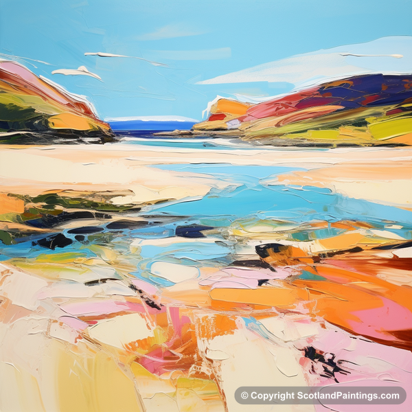 Painting - Sandwood Bay - Scotland in Summer