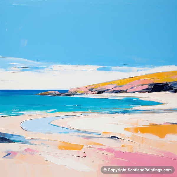 Painting - Sandwood Bay - Scotland in Summer