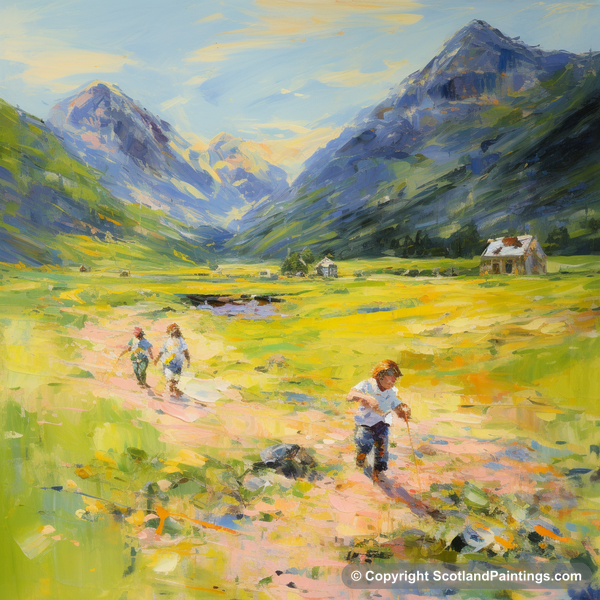 Painting - Glencoe - Scotland in Summer