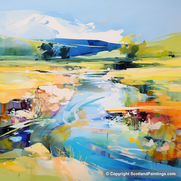 Painting - River Lossie - Scotland in Summer