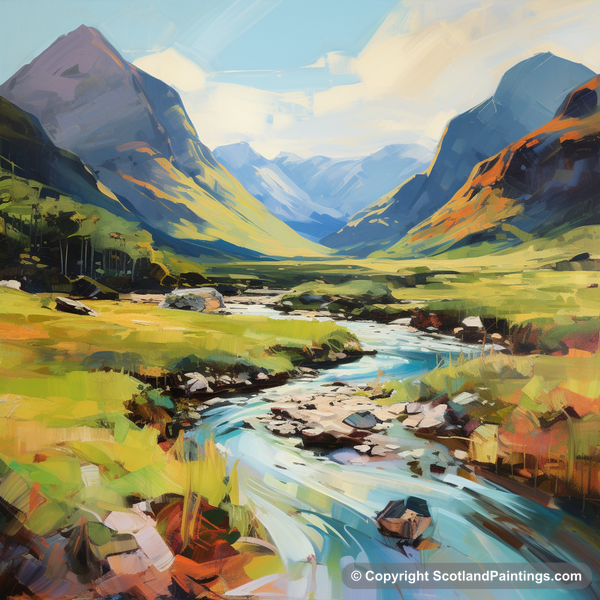 Painting - Glen Coe - Scotland in Summer