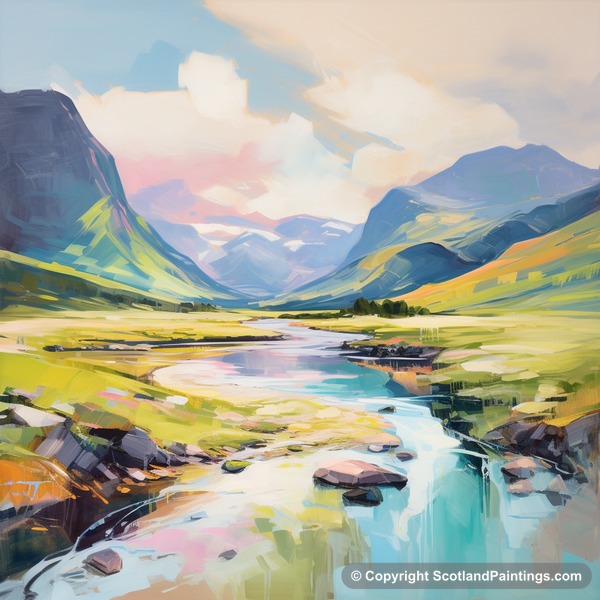 Painting - Glen Coe - Scotland in Summer