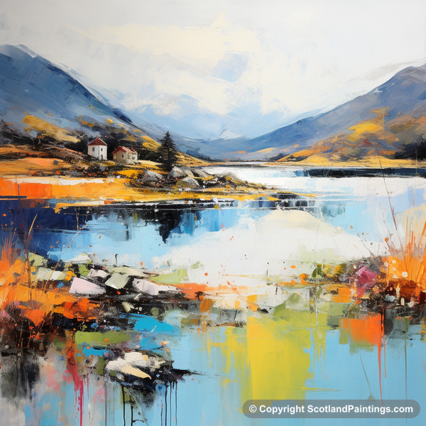 Painting - Loch Glencoul - Scotland in Summer