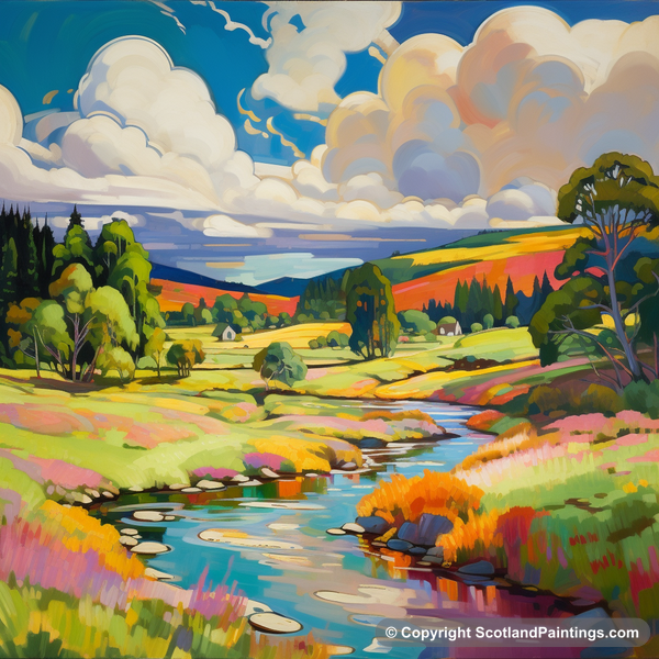 Painting - Glen Tanar - Scotland in Summer