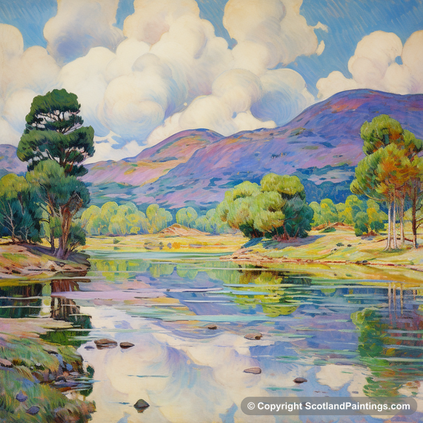 Painting - Glen Affric - Scotland in Summer