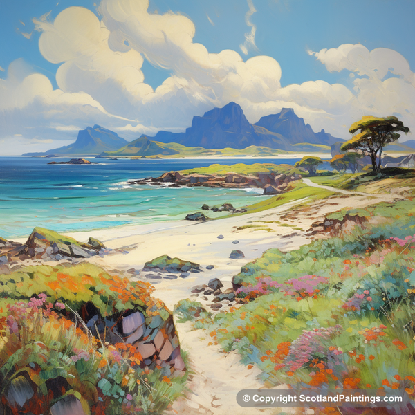 Painting - Isle of Eigg - Scotland in Summer