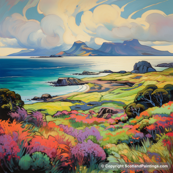 Painting - Isle of Eigg - Scotland in Summer