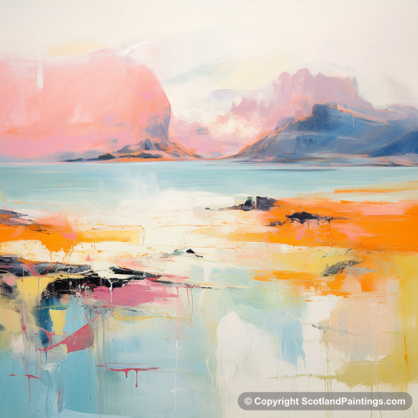 Painting - Isle of Rum - Scotland in Summer