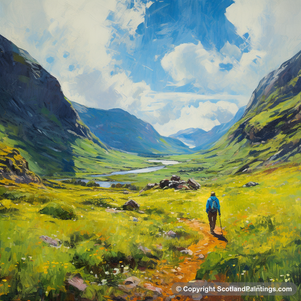 Painting - Glencoe - Scotland in Summer