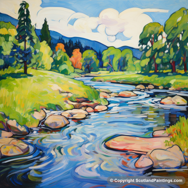 Painting - River Isla - Scotland in Summer