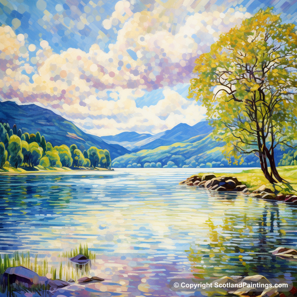 Painting - Loch Tay - Scotland in Summer