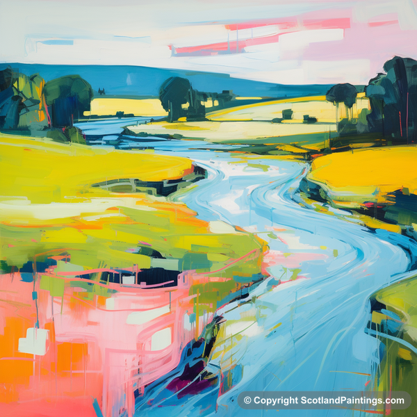 Painting - River Nith - Scotland in Summer