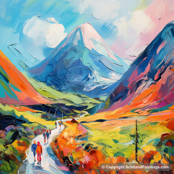 Painting - Glencoe - Scotland in Summer