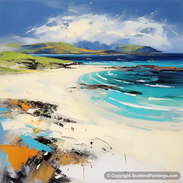 Painting - Scarista Beach - Scotland in Summer