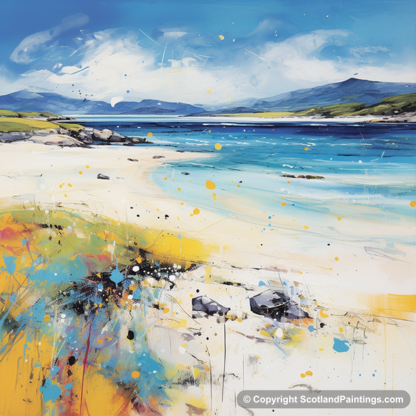 Painting - Scarista Beach - Scotland in Summer