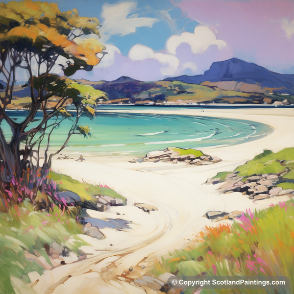 Painting - Silver Sands of Morar - Scotland in Summer