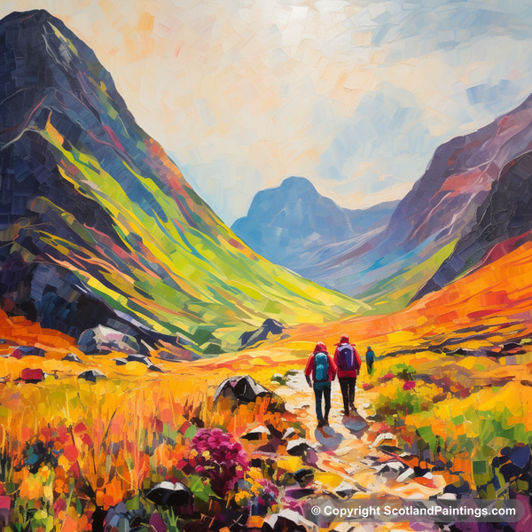 Painting - Glencoe - Scotland in Summer