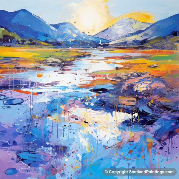 Painting - River Etive - Scotland in Summer