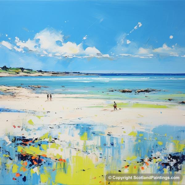 Painting - Longniddry Beach - Scotland in Summer