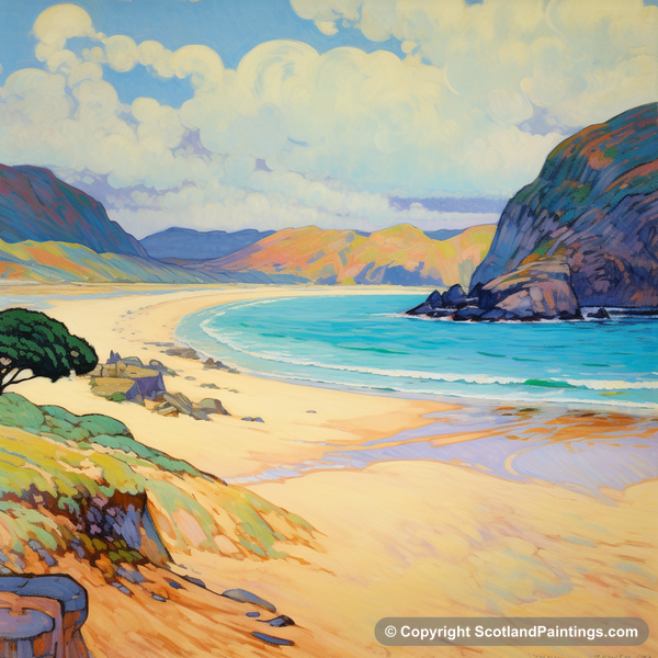 Painting - Sandwood Bay - Scotland in Summer